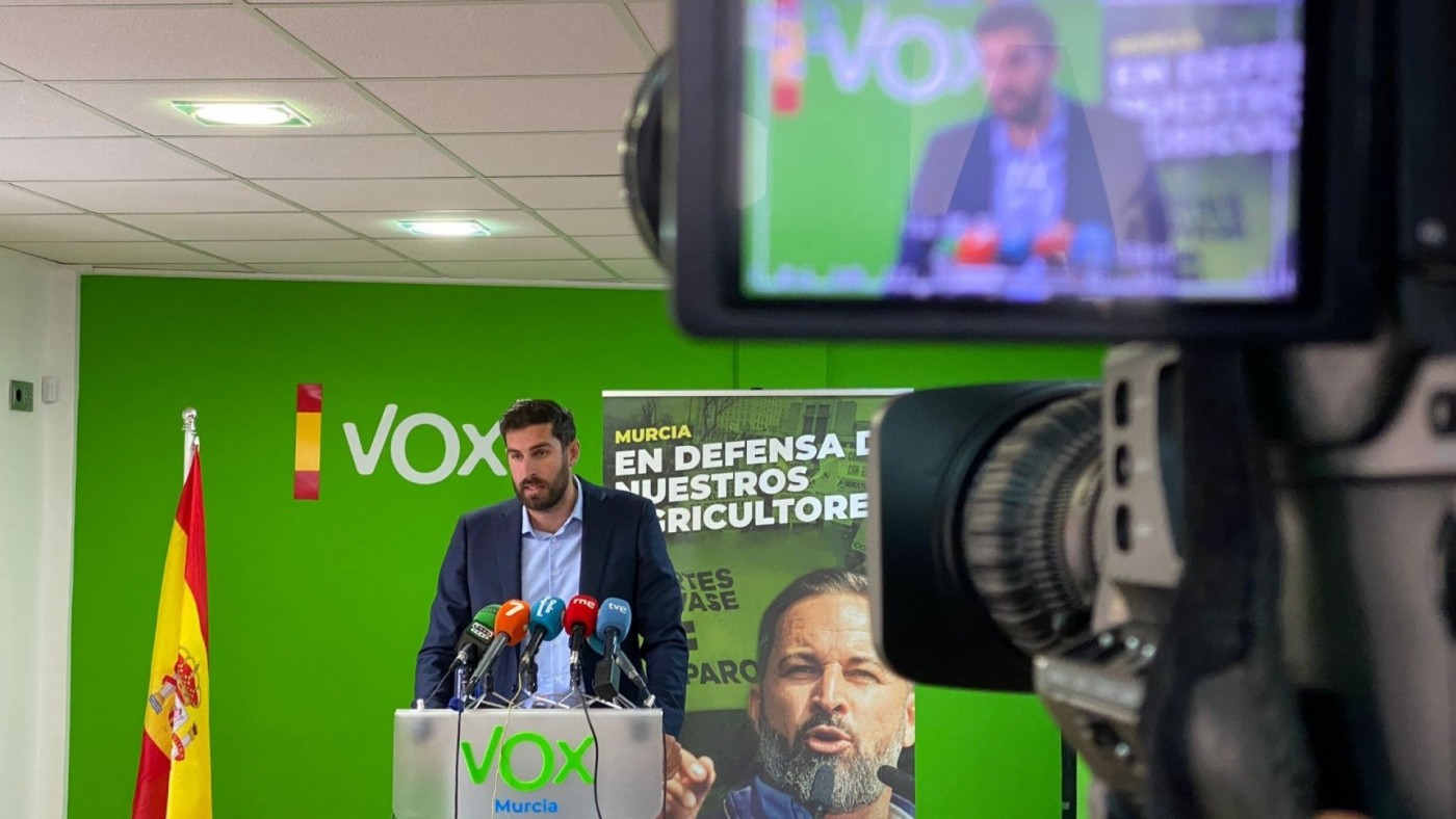 VOX espera llenar la plaza de toros de Murcia en el mitin de Abascal