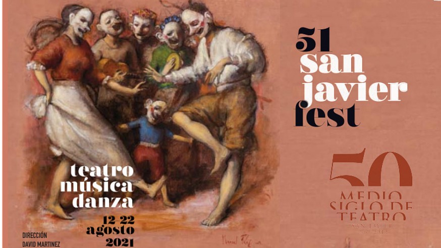 Cartel del 51 Festival de Teatro, Música y Danza de San Javier