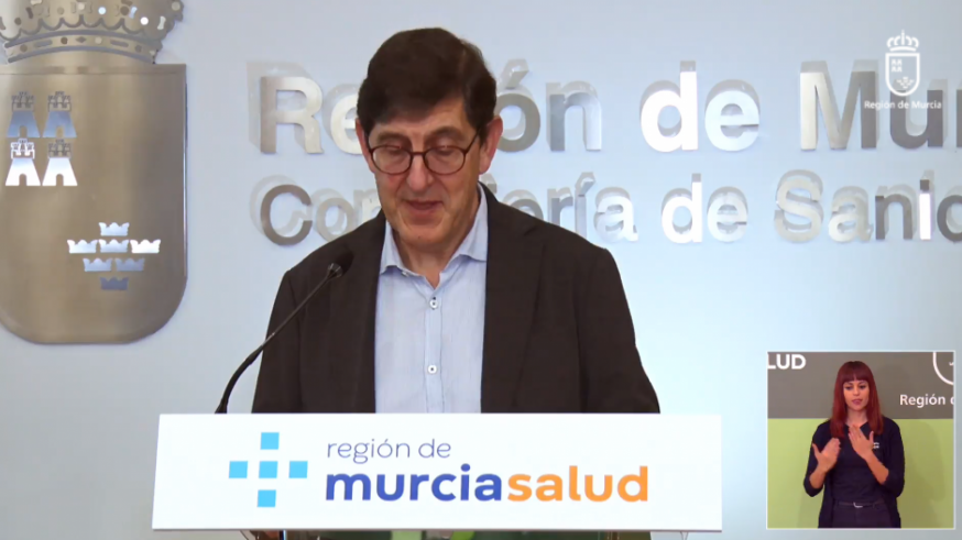 Manuel Villegas en la rueda de prensa de este miércoles