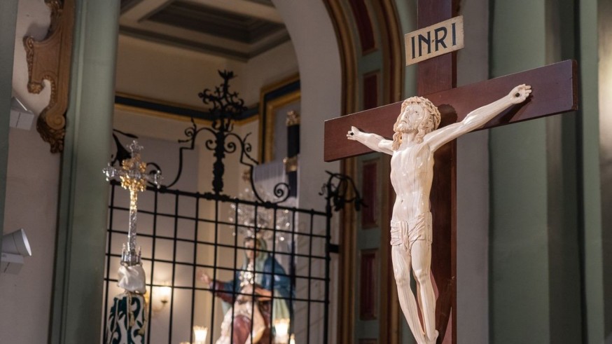 Declaran Bien de Interés Cultural el Cristo de Lepanto de marfil de Cartagena