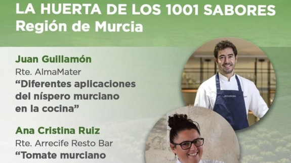 Cartel acto La Huerta de los 1001 sabores. CARM