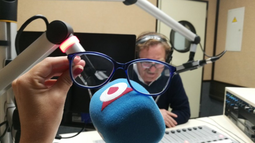 Momento de la grabación del programa Murcia Sabe