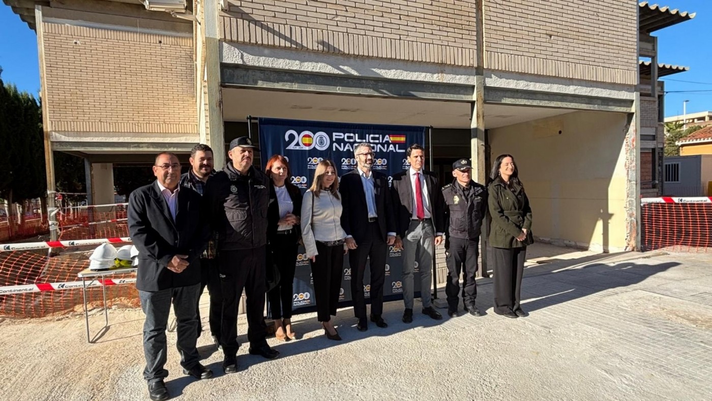 La nueva comisaría de Policía Nacional de Molina de Segura estará lista en junio de 2026