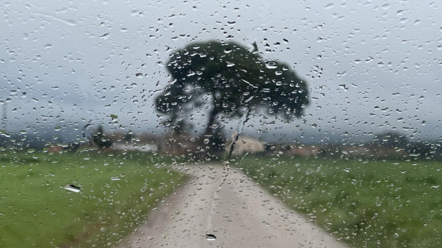 Lluvia, migas y paraguas "vintage": un sábado de radio con buen humor en Murcia