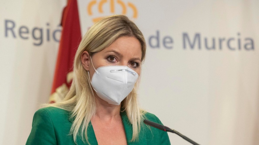 Ana Martínez Vidal en una rueda de prensa del Consejo de Gobierno