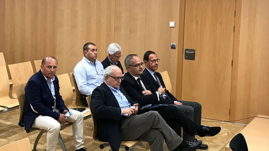 Cámara, Peñalver y Morillas, en primera fila durante el juicio