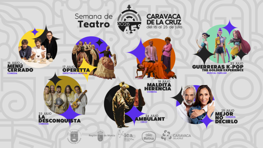 Caravaca de la Cruz celebra la 45ª edición de su emblemática Semana de Teatro con una programación de excelencia