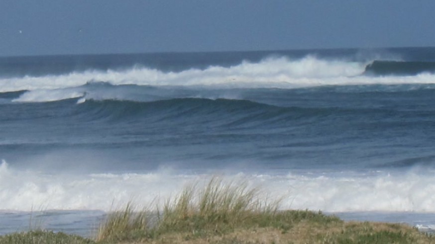 Temporal en la costa de la Región