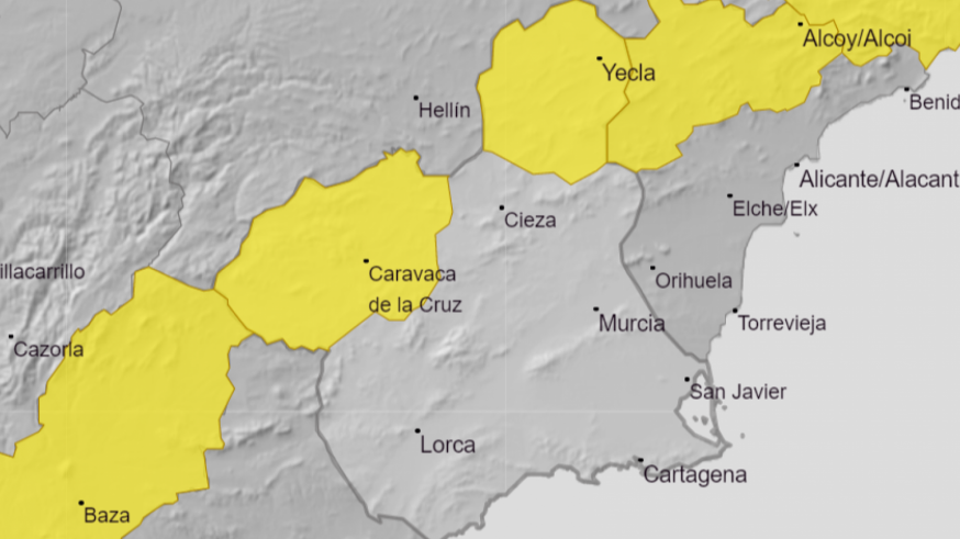Aviso amarillo hasta el martes por temperaturas mínimas de -4º en Altiplano y Noroeste