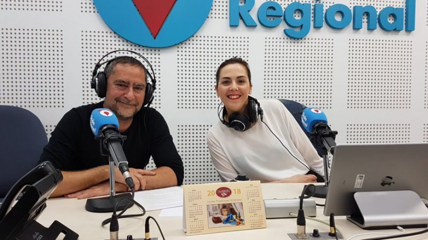 Herminio Picazo y Marian Murcia en Onda Regional