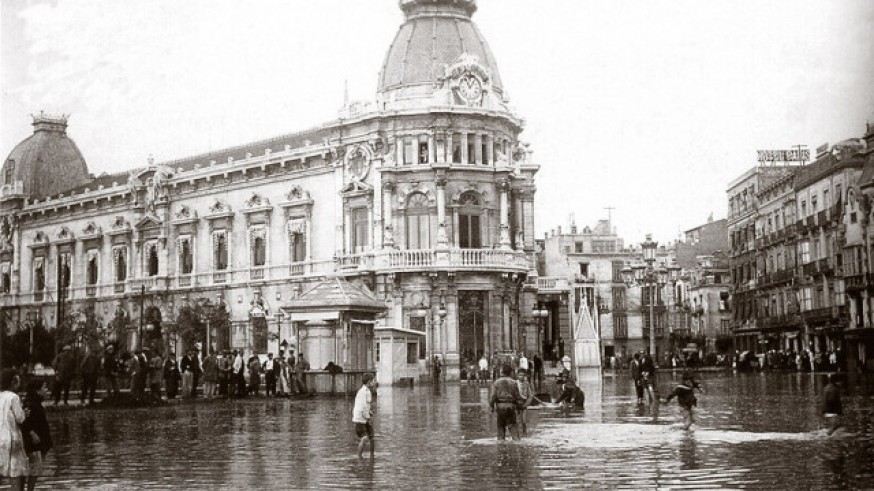 Imagen de uno de los episodios de inundaciones en Cartagena 