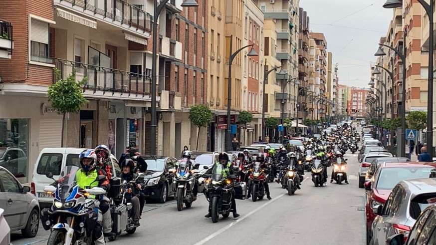 Más de 200 motos en la quinta concentración motera ‘Camino de la Vera Cruz’