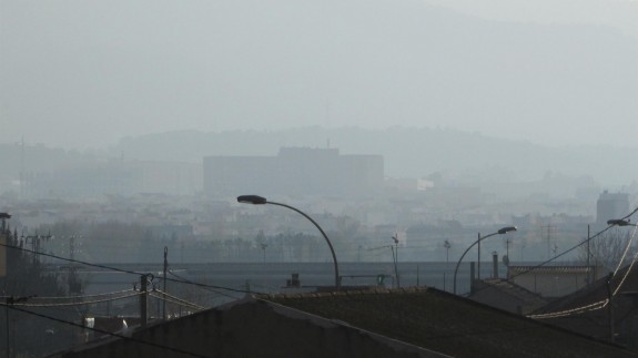 Imagen de archivo de contaminación en Murcia