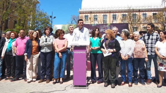 Ginés Ruiz Maciá, en una imagen de archivo aún con Urralburu en Podemos