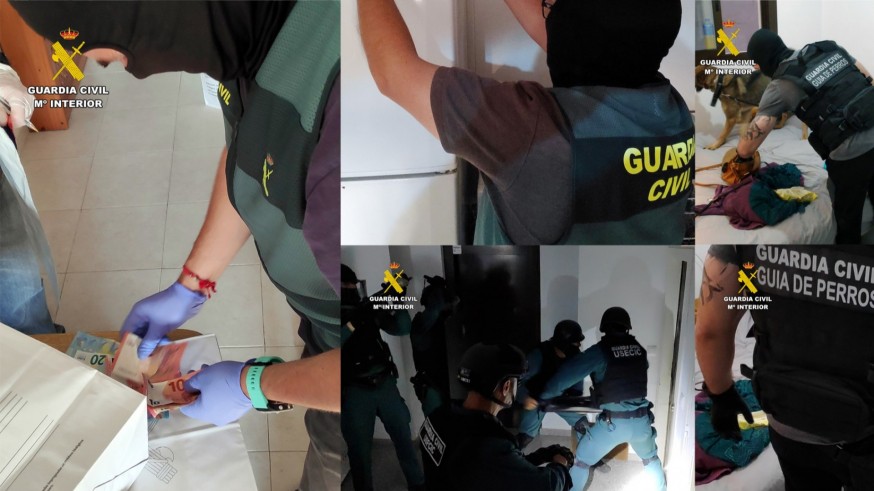 La Guardia Civil desarticula un grupo delictivo que atracaba comercios en media Región