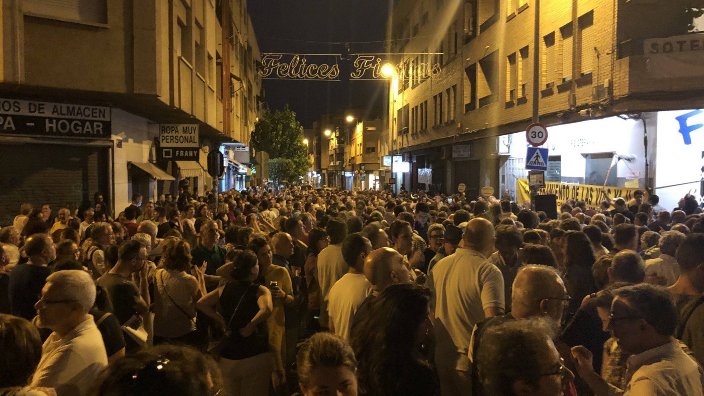 VÍDEO | La fiesta del soterramiento en Murcia