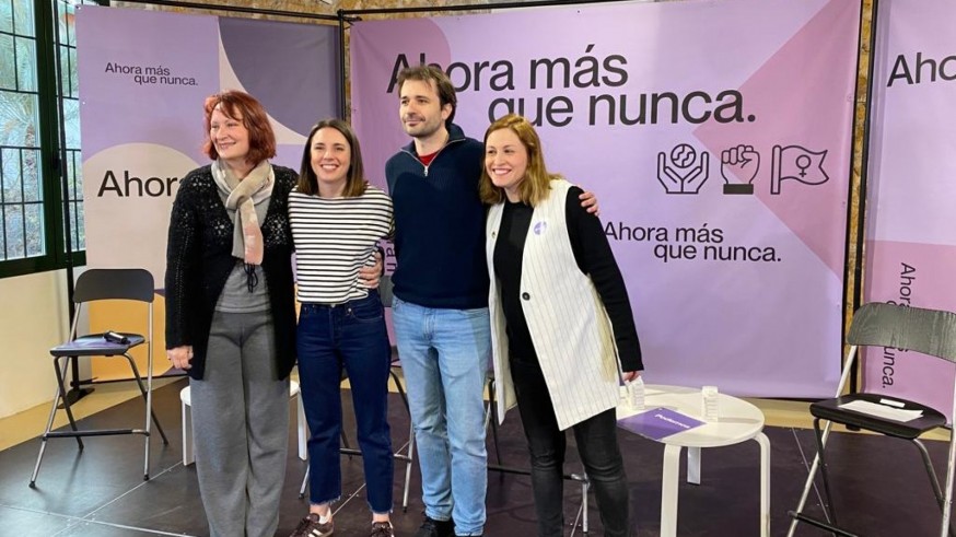 Irene Montero apoya la candidatura de Sánchez Serna en las primarias autonómicas de Podemos