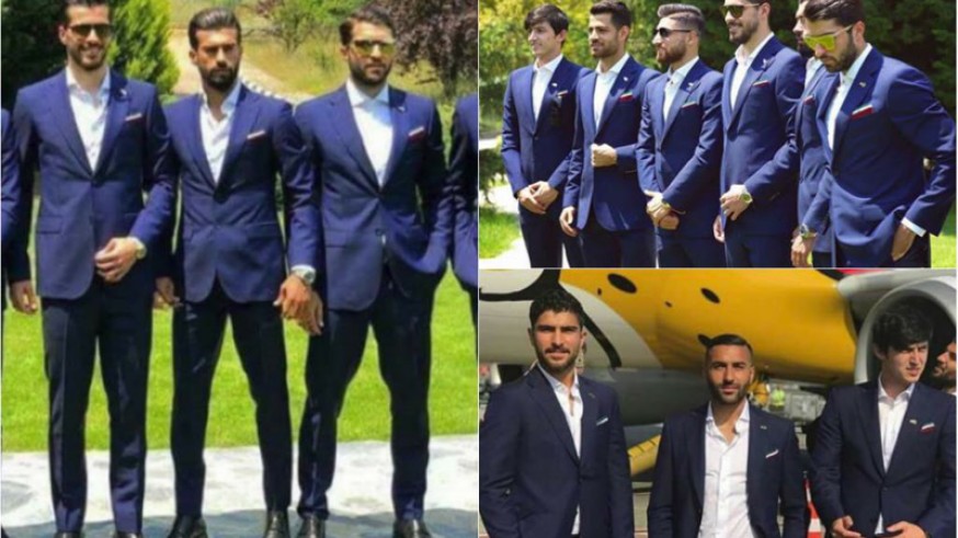 La selección iraní en Twitter