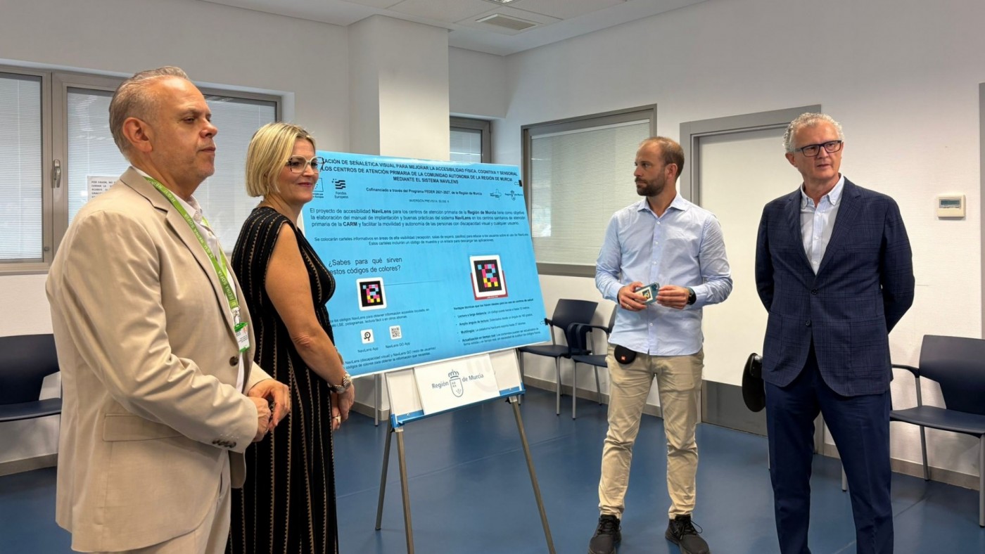 La Región impulsa la accesibilidad en centros de salud con el sistema NaviLens