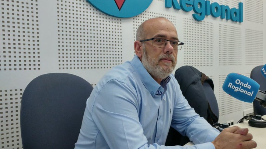 Joaquín Gómez Rubio, presidente de la Junta de Hermandades pasionarias de Cieza, en Onda Regional