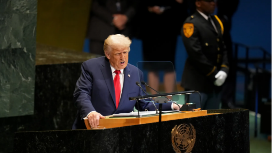 Trump dice en la ONU que reconocer el estado de Palestina es una recompensa para Hamás