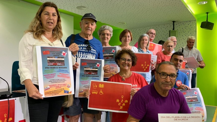 Las Marchas por la Dignidad volverán tomar las calles de Murcia el 9 de junio