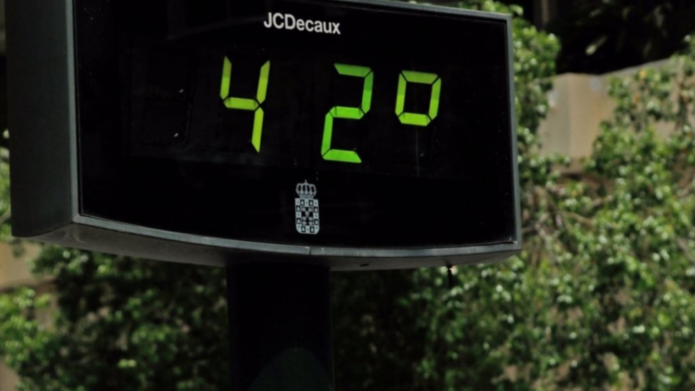 Calor extremo esta semana en la Región
