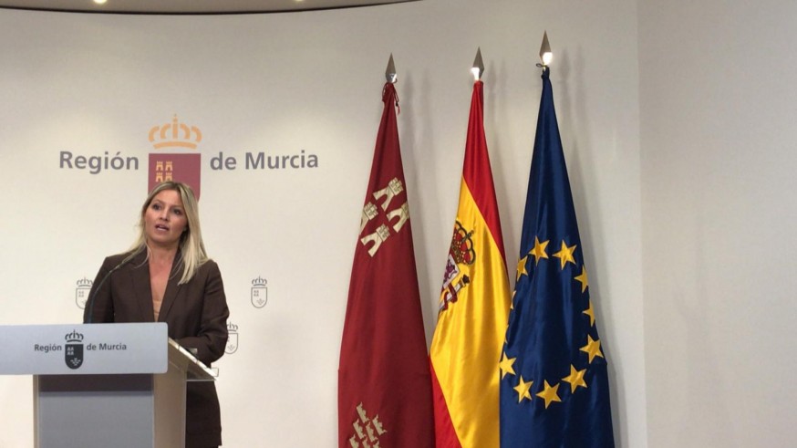 Ana Martínez Vidal en rueda de prensa. 