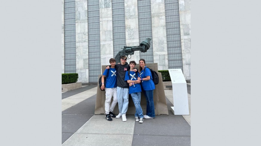 Un grupo de alumnos del IES Francisco Salzillo llega hasta la ONU