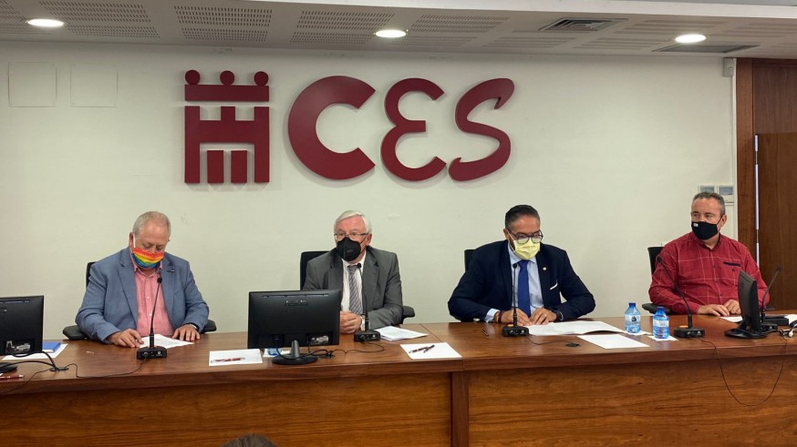 Rueda de prensa del Consejo Económico y Social este jueves en Murcia