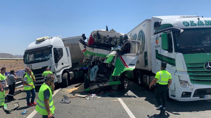 Accidente con varios vehículos implicados