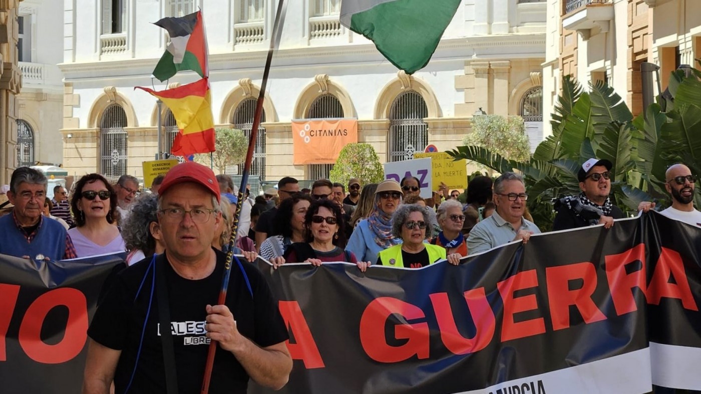 Manifestación en Cartagena a favor de la Paz
