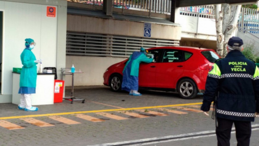 Punto Covid-Auto en Yecla