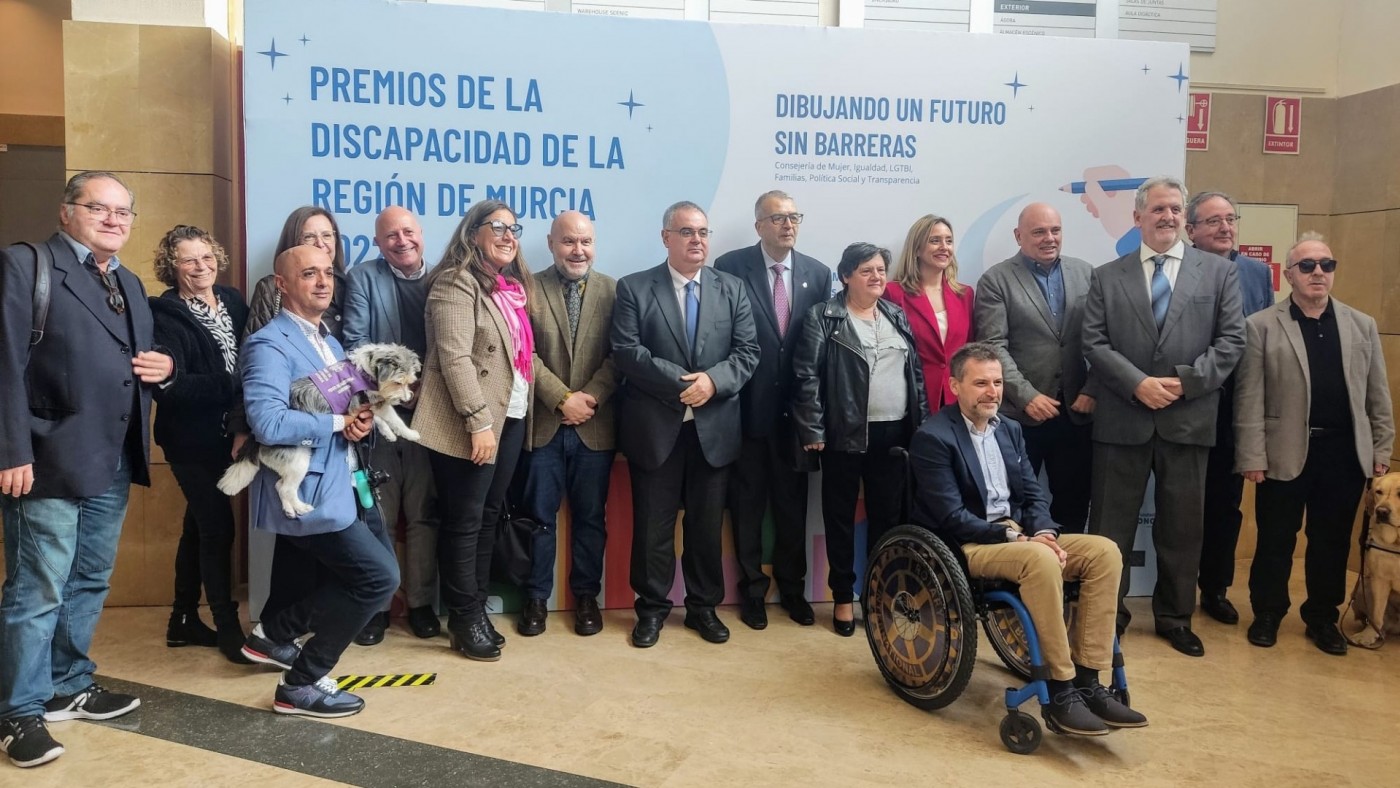 La Comunidad entrega los Premios de la Discapacidad de la Región de Murcia 2022