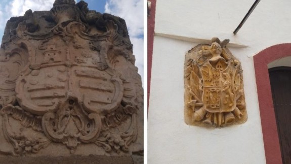 La Asociación Bicihuerta localiza dos escudos nobiliarios del siglo XVIII