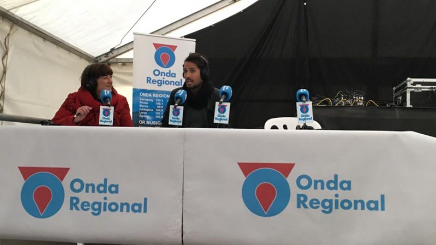 Lola Martínez con Patricio Sánchez en Mazarrón