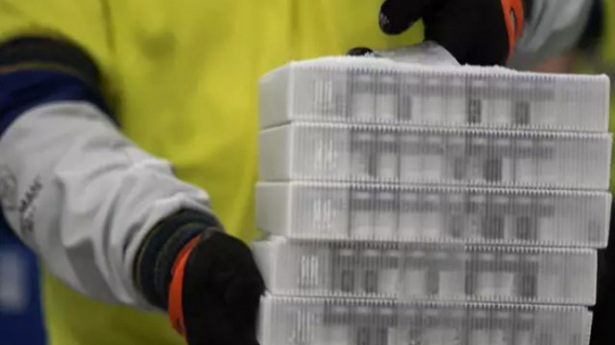 Viales con la vacuna contra el coronavirus de Pfizer