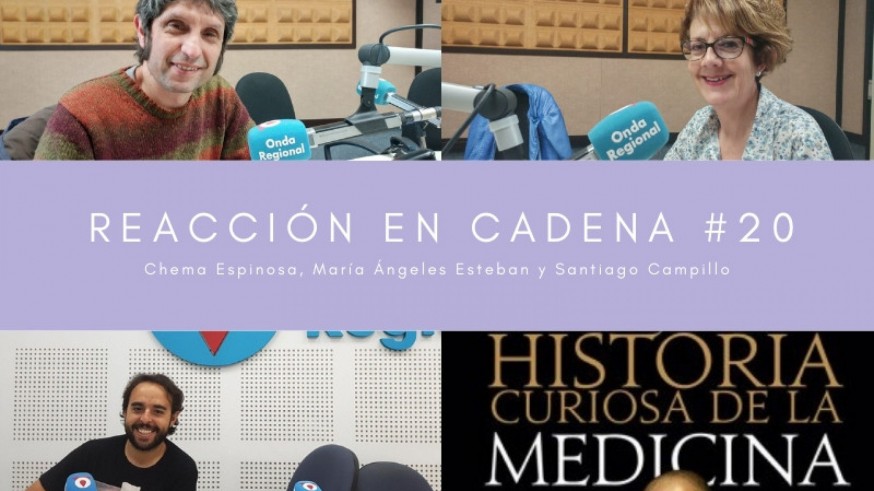 Chema Espinosa, Maria Ángeles Esteban, Santi Campillo y el libro Historia curiosa de la Medicina