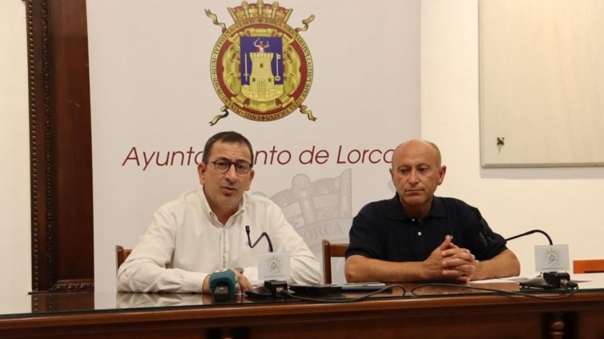 Obras de emergencia para evitar desprendimientos en el barrio de San Cristóbal de Lorca