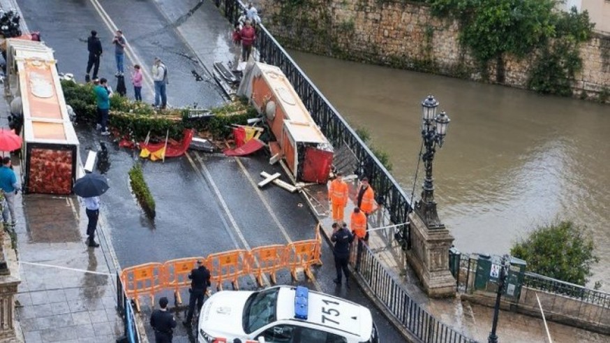 La lluvia deja más de 40 litros en una hora en Murcia