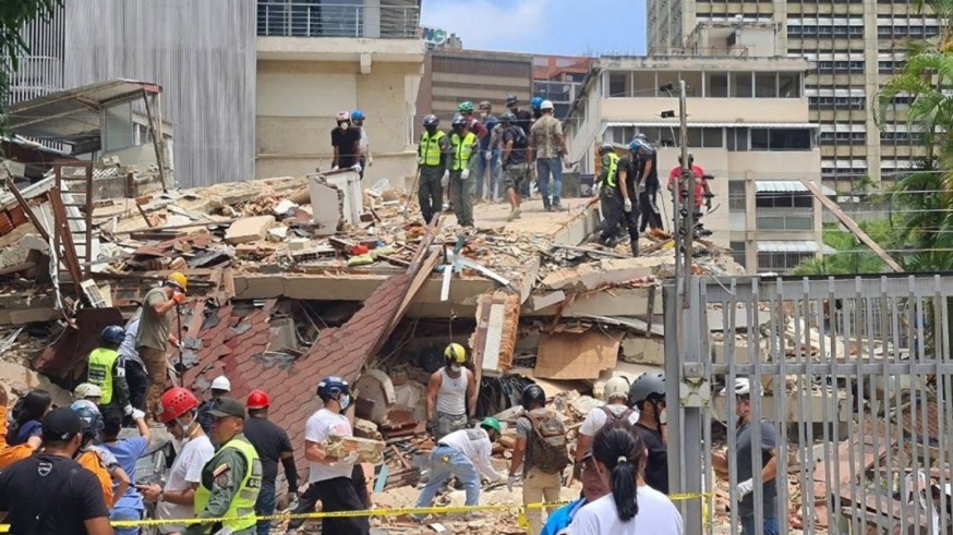 La destrucción que el equipo murciano de rescate dejó en Venezuela