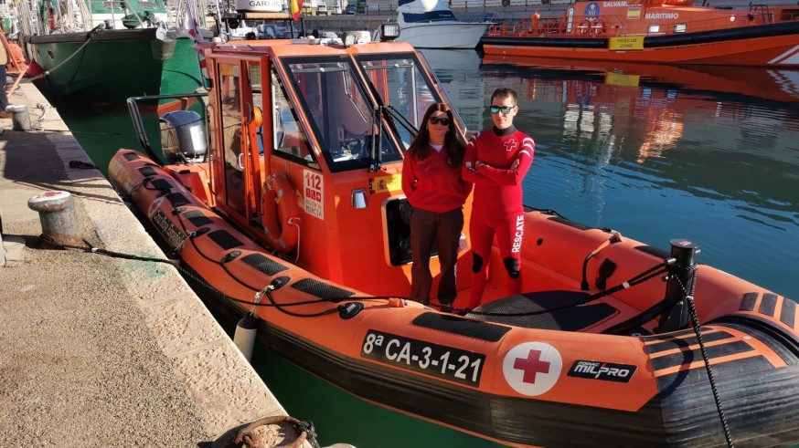 Cruz Roja estrena embarcación para rescatar inmigrantes en aguas de Cartagena 