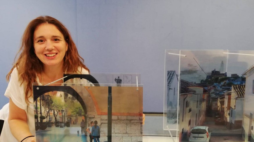 Luz Bañón en la muestra 'La memoria indeleble' 