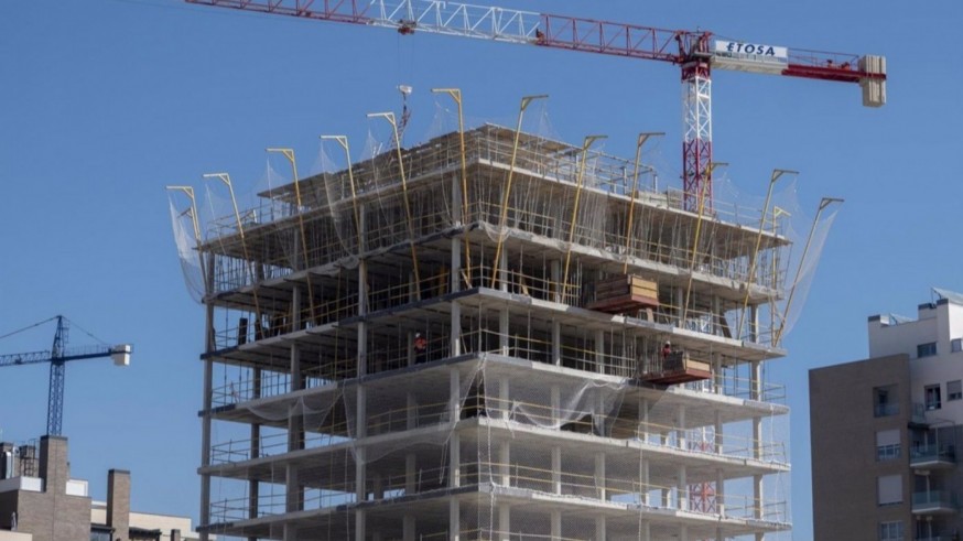 La construcción cae un 14% en la Región de Murcia