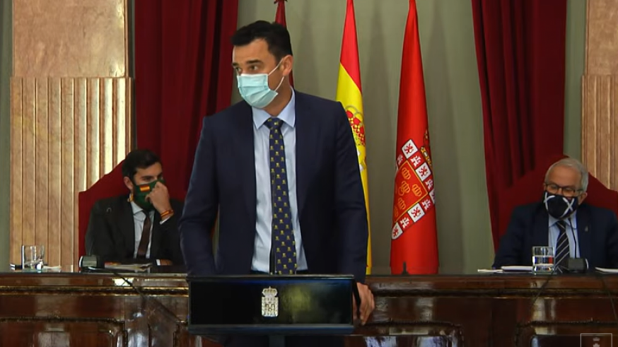 Pleno de la Moción de Censura en el ayuntamiento de Murcia