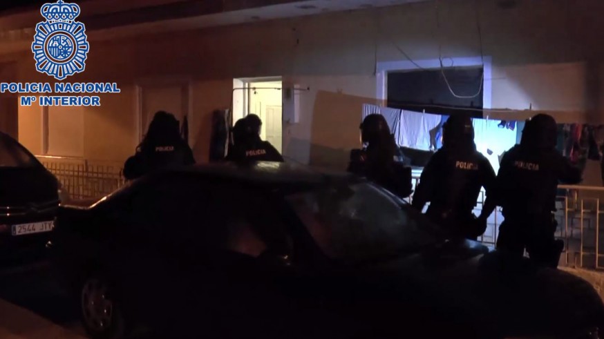 Operación de la Policía Nacional en Torre Pacheco