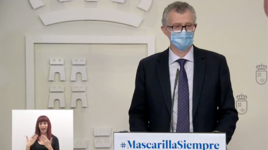 Juan José Pedreño en rueda de prensa