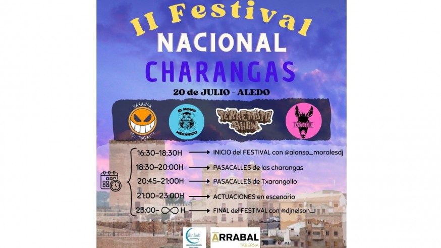 II Festival Nacional Charangas en Aledo el próximo 20 de julio