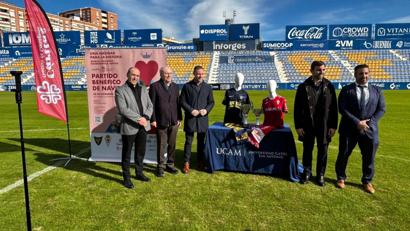 El partido solidario entre el UCAM y el Real Murcia será el 30 de diciembre