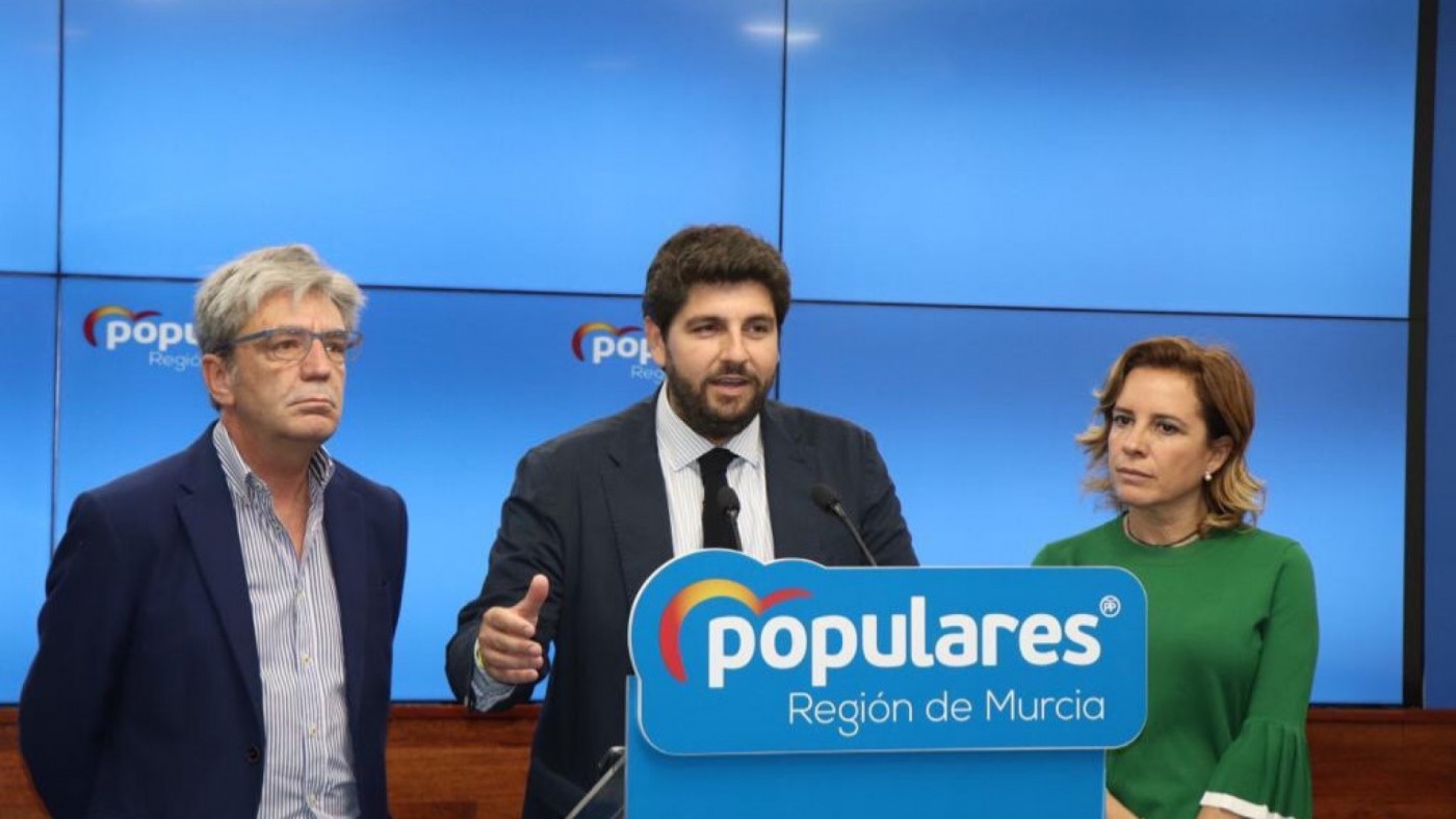 López Miras en la Junta Directiva Regional del PP